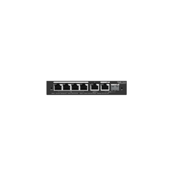 Switch PoE Smart Cloud Ruijie RG-ES206GS-P (6 cổng Gigabit)