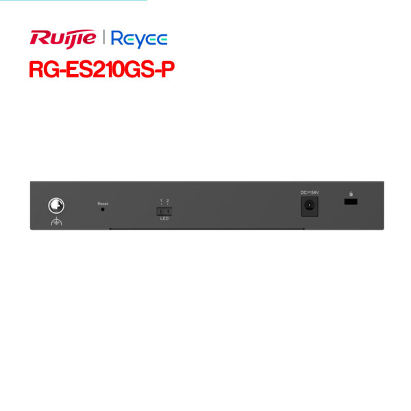 Switch PoE Smart Cloud Ruijie RG-ES210GS-P (10 cổng Gigabit)