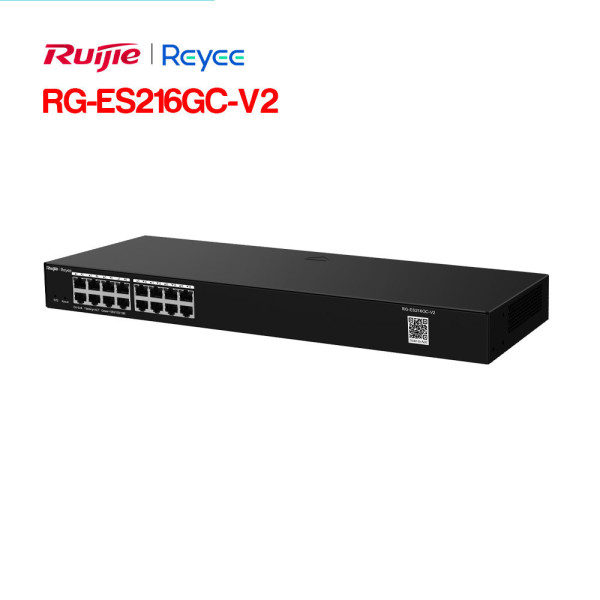Ruijie RG-ES216GC-V2 Switch Smart Cloud 16 cổng Gigabit