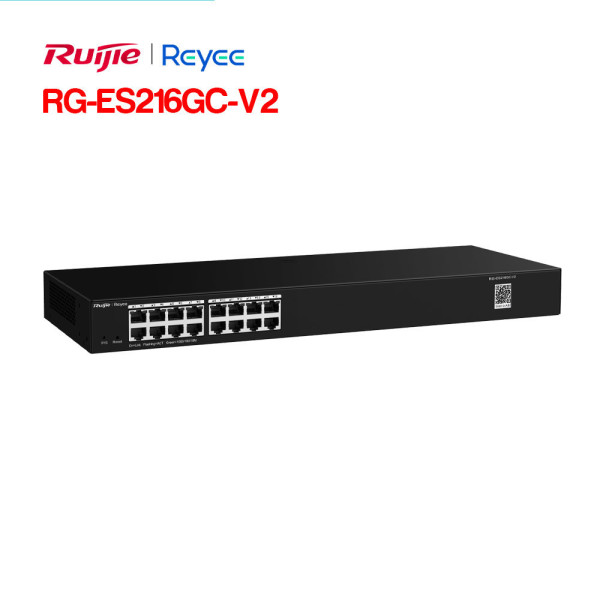 Ruijie RG-ES216GC-V2 Switch Smart Cloud 16 cổng Gigabit