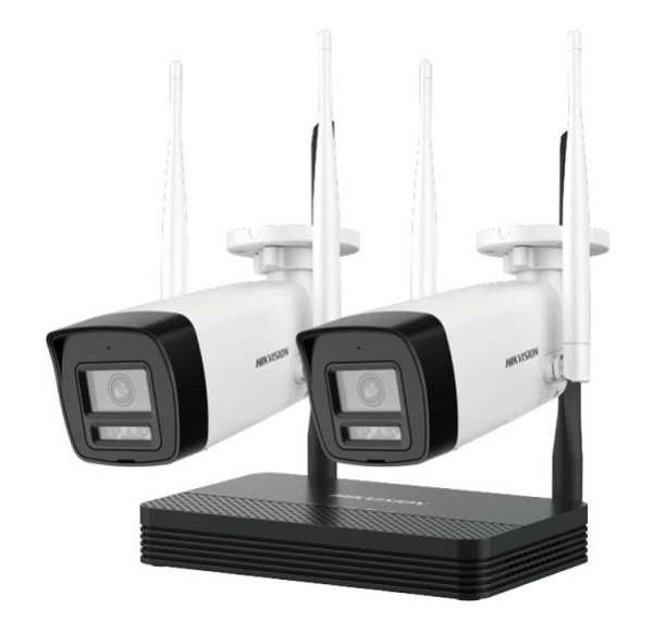 Bộ Kit camera IP wifi EasyLink Hikvision 2MP thân trụ DS-J142I(STD)/NKS422W0H