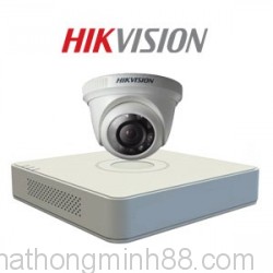 Lắp đặt chọn bộ 1 camera Hikvision